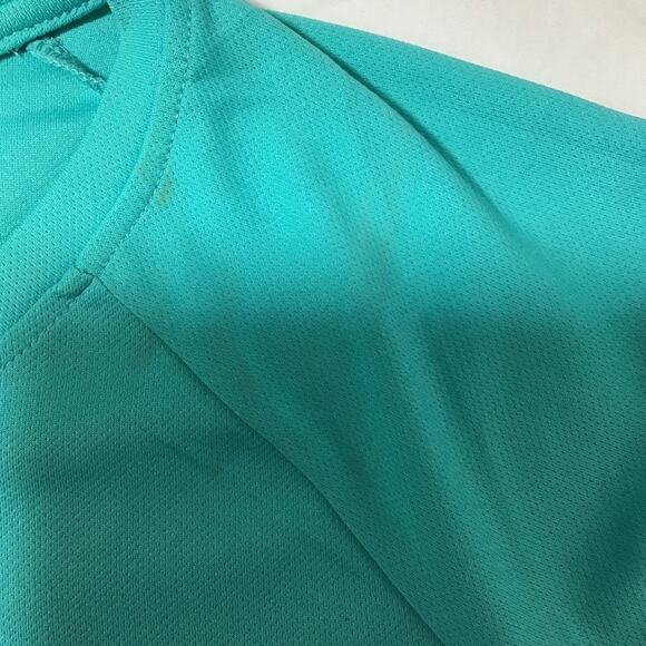 NEW BLANCE M Green Pullover Raglan Long Sleeve Round Neck Athletic Top B131 - Picture 6 of 7